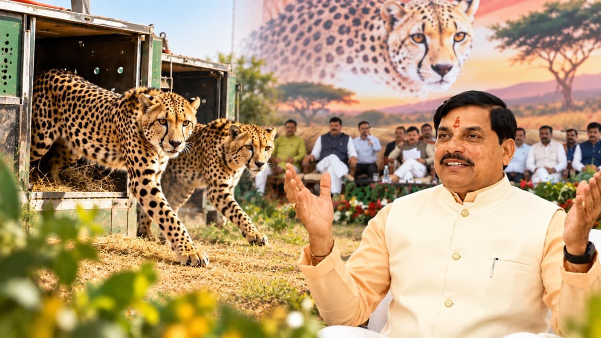 नौरादेही में आए 2 नए चीते, सीएम मोहन यादव ने ली 'पप्पू' पर चुटकी