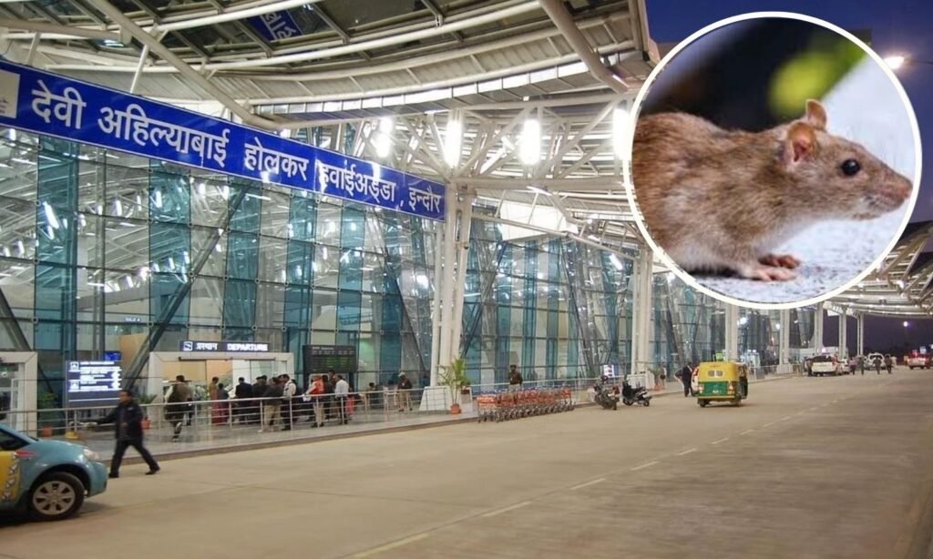 Indore Airport Rat Case