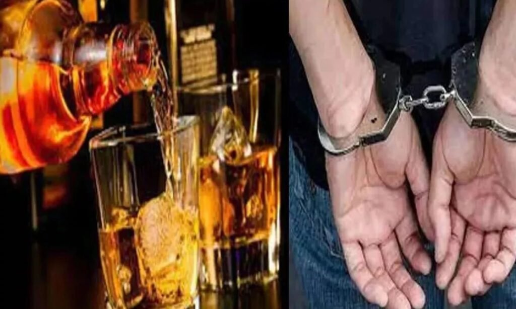 Alcohol smuggling in food delivery boxes