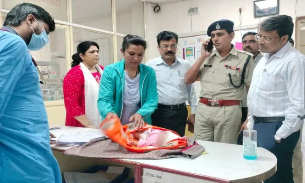 Baby stolen from Shivpuri hospital caught on a bus