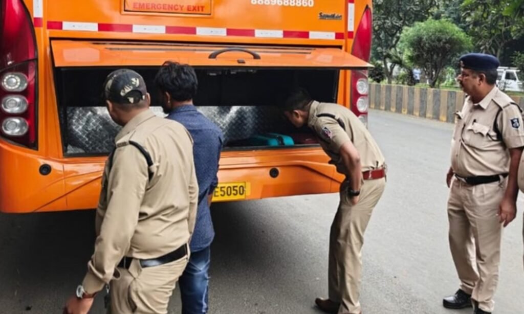 Checking drive after Bherughat accident