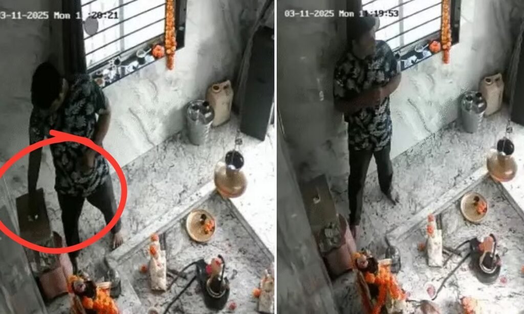 Indore Shiva Temple donation box theft