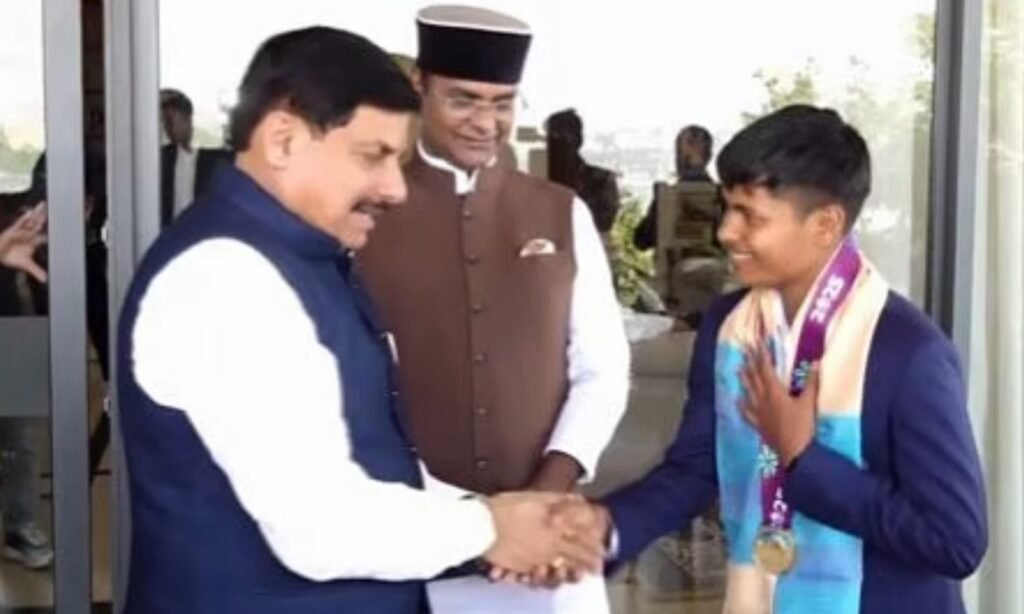 Kranti Gaur received grand welcome at the CM House