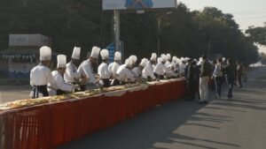 IHM Bhopal longest sandwich