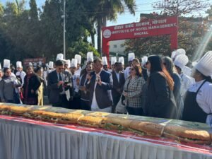 IHM Bhopal longest sandwich