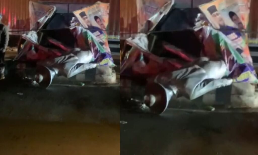 Bhopal Bhagat Singh Statue Broken