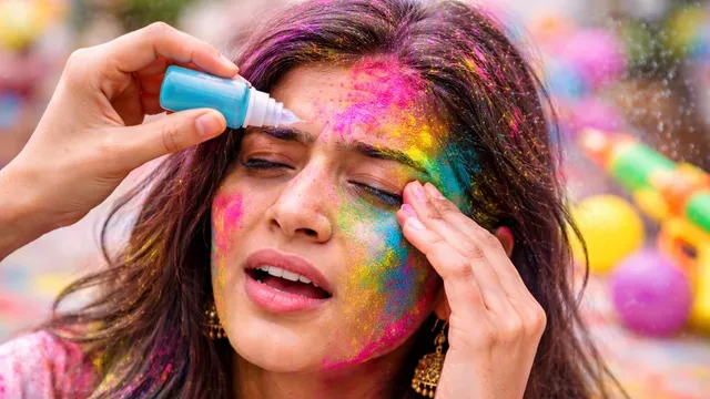 Holi Eye Safety Tips