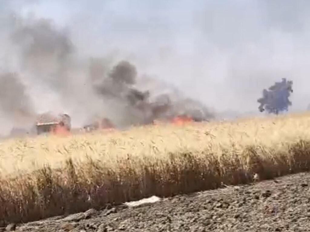 Farm Fire Incident Sehore