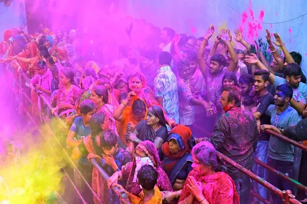 Harda Holi celebration