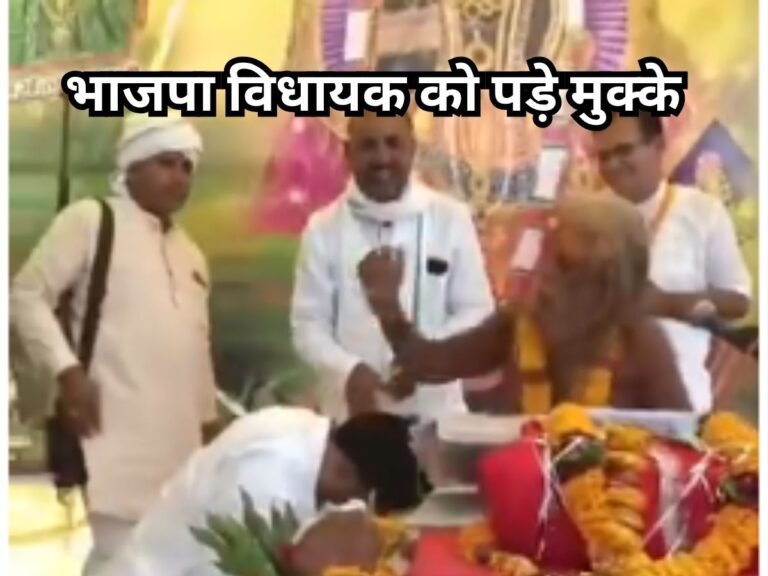 BJP MLA Viral Video: दतिया में भाजपा विधायक को पड़े मुक्के,वीडियो वायरल