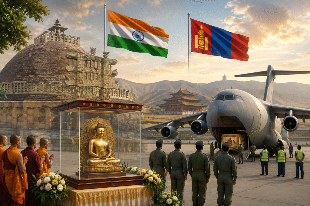 Sanchi To Mongolia